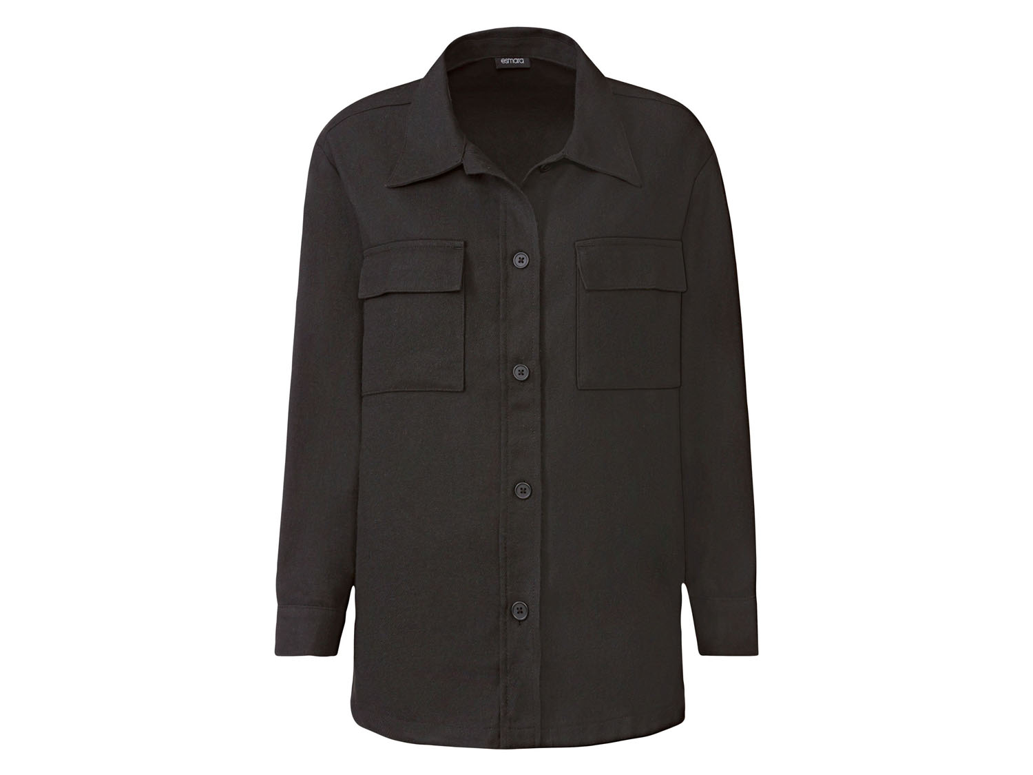 esmara Koszula damska oversize XS 32/34, Czarny