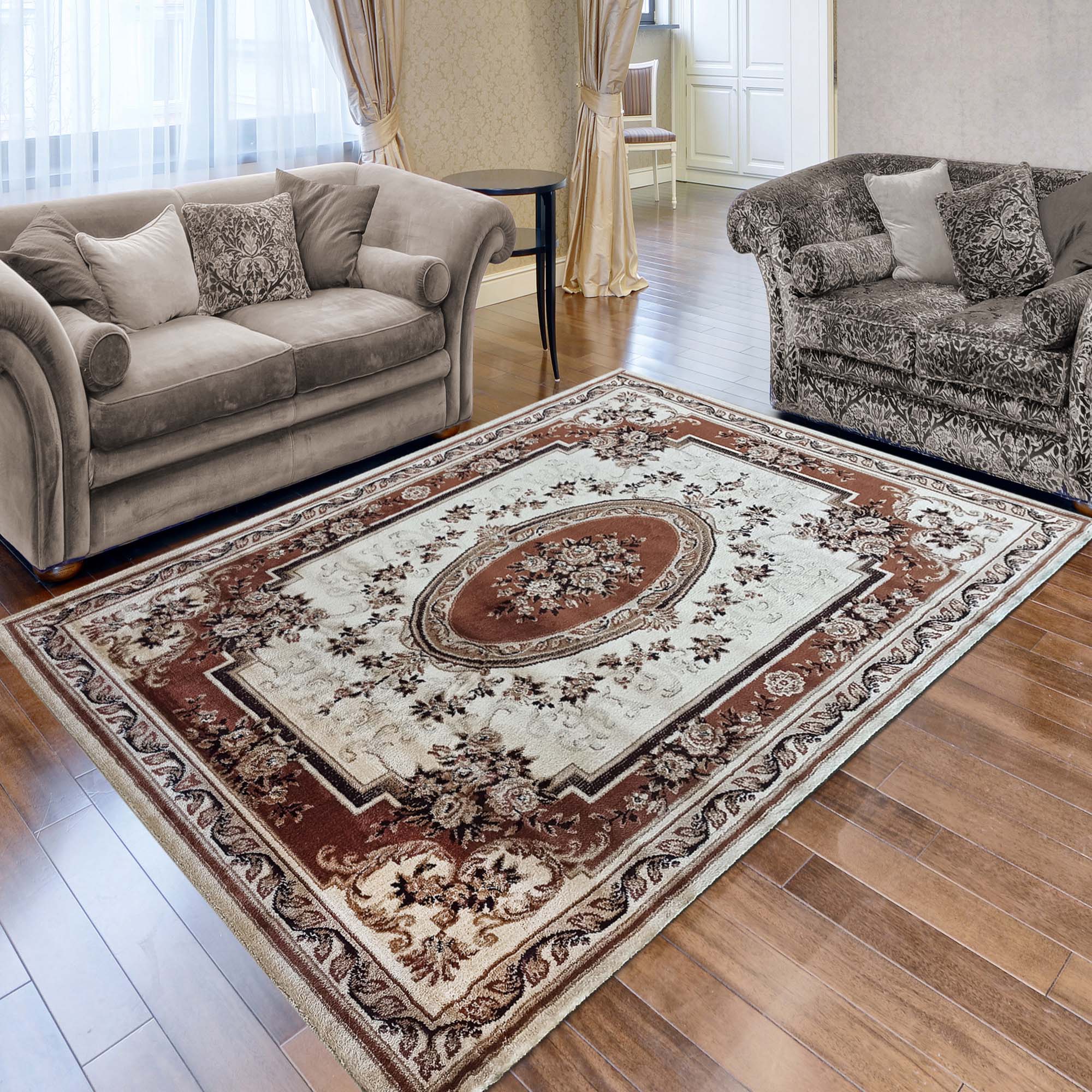 Dywan - 200 x 300 cm - Brązowy - Ekskluzywny - Dywanopol