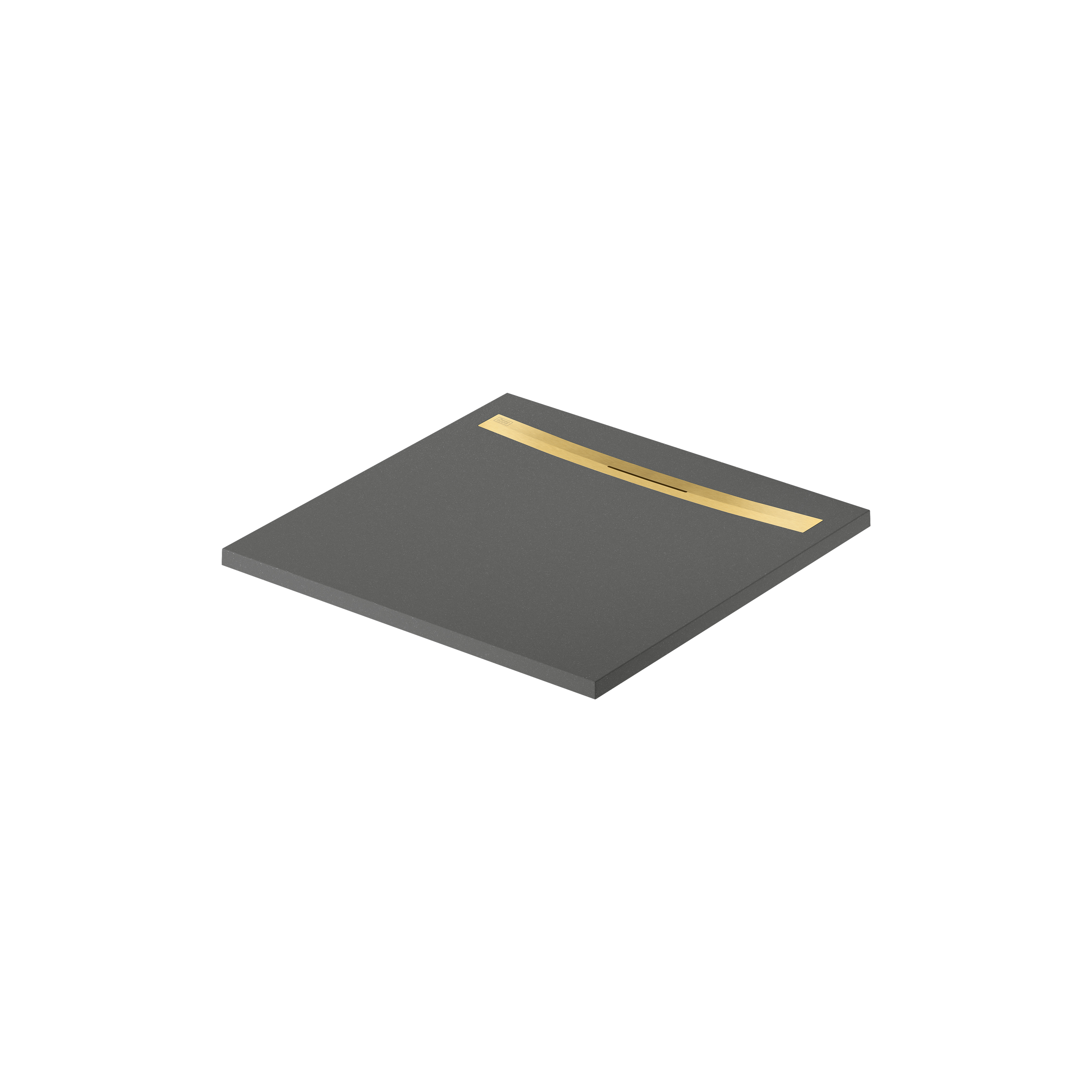 Darmowa Dostawa - Brodzik kwadratowy z maskownicą 90x90 cm grafitowy Meissen Keramik Kontra S207002