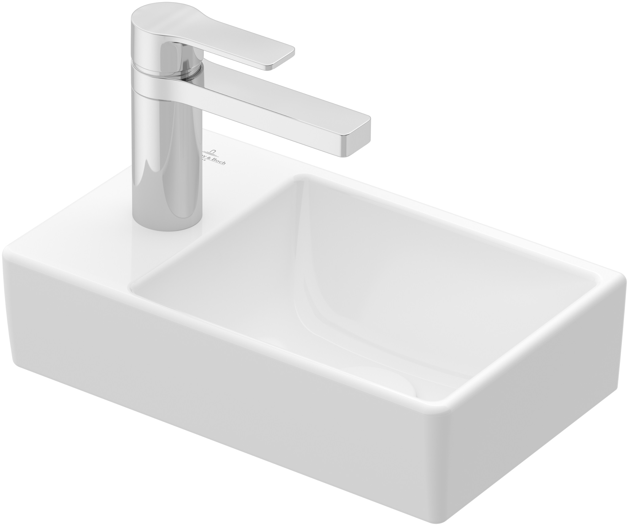 Darmowa Dostawa - Umywalka 36x22 cm prostokątna ścienna biała Villeroy & Boch Avento 43003RRW