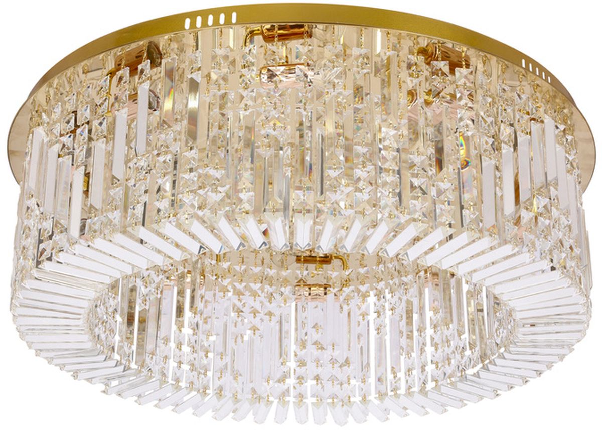 Darmowa Dostawa - Plafon powyżej 6x28 W złoty-kryształowy Candellux Maranga 1833345