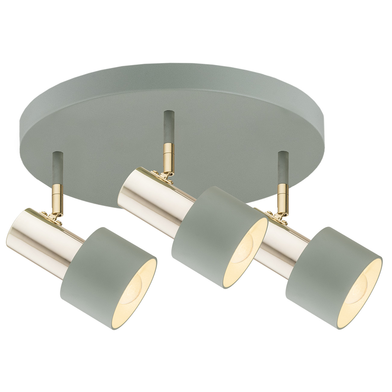 Darmowa Dostawa - Lampa podsufitowa 3x15 W mosiądz Argon Doria 6007