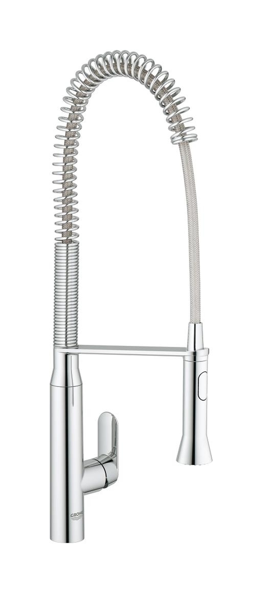 Darmowa Dostawa - Bateria kuchenna stojąca starlight chrome Grohe K7 32950000