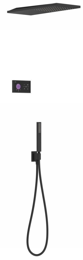 Darmowa Dostawa - Zestaw prysznicowy podtynkowy czarny Tres Shower Technology 09288551NM