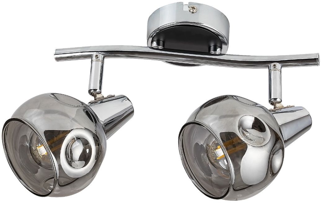 Darmowa Dostawa - Lampa podsufitowa 2x40 W chrom-przydymiona Rabalux Tamara 5347
