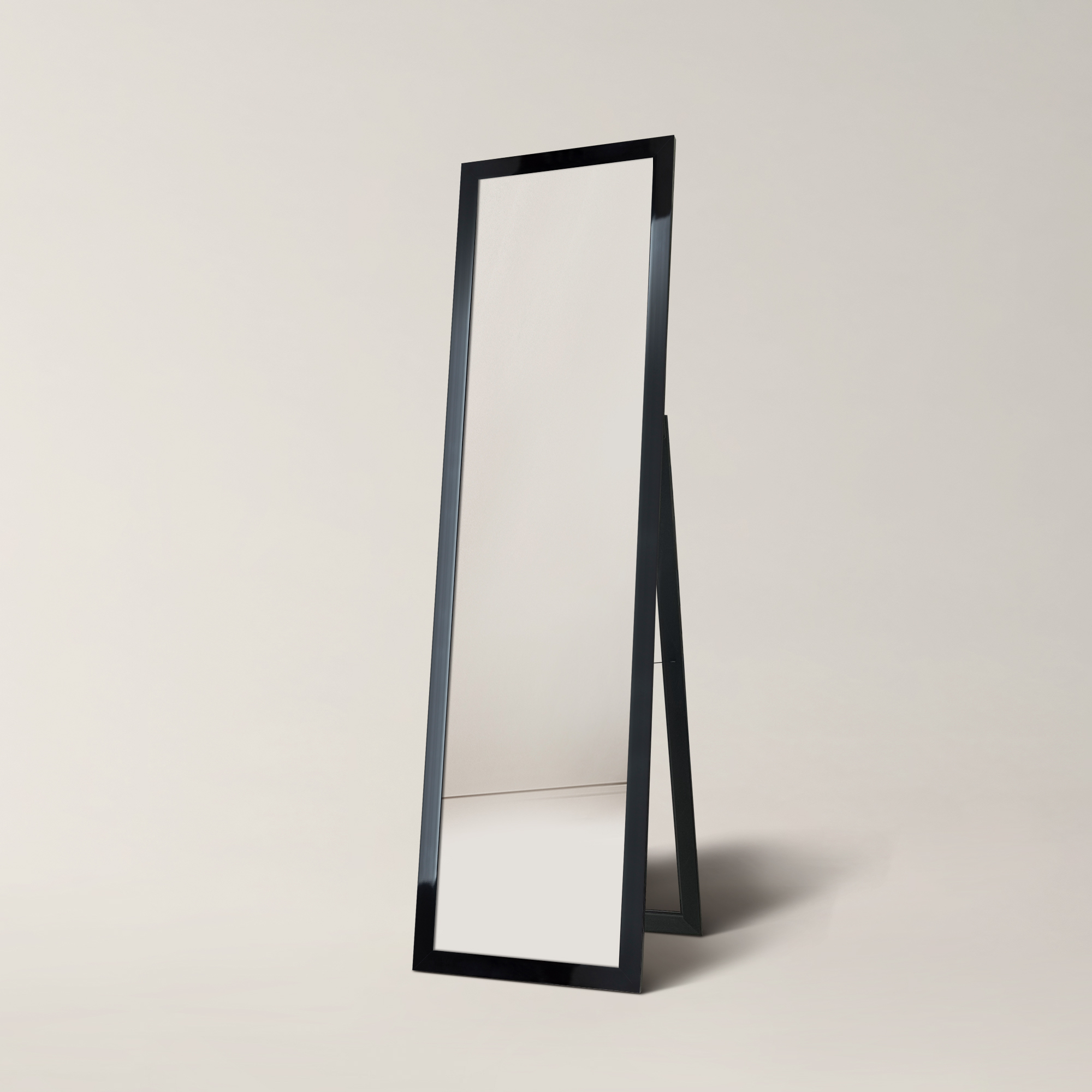 Darmowa Dostawa - Lustro 39.8x159.8 cm prostokątne czarne Ars Longa Slim LSSLIM32152C