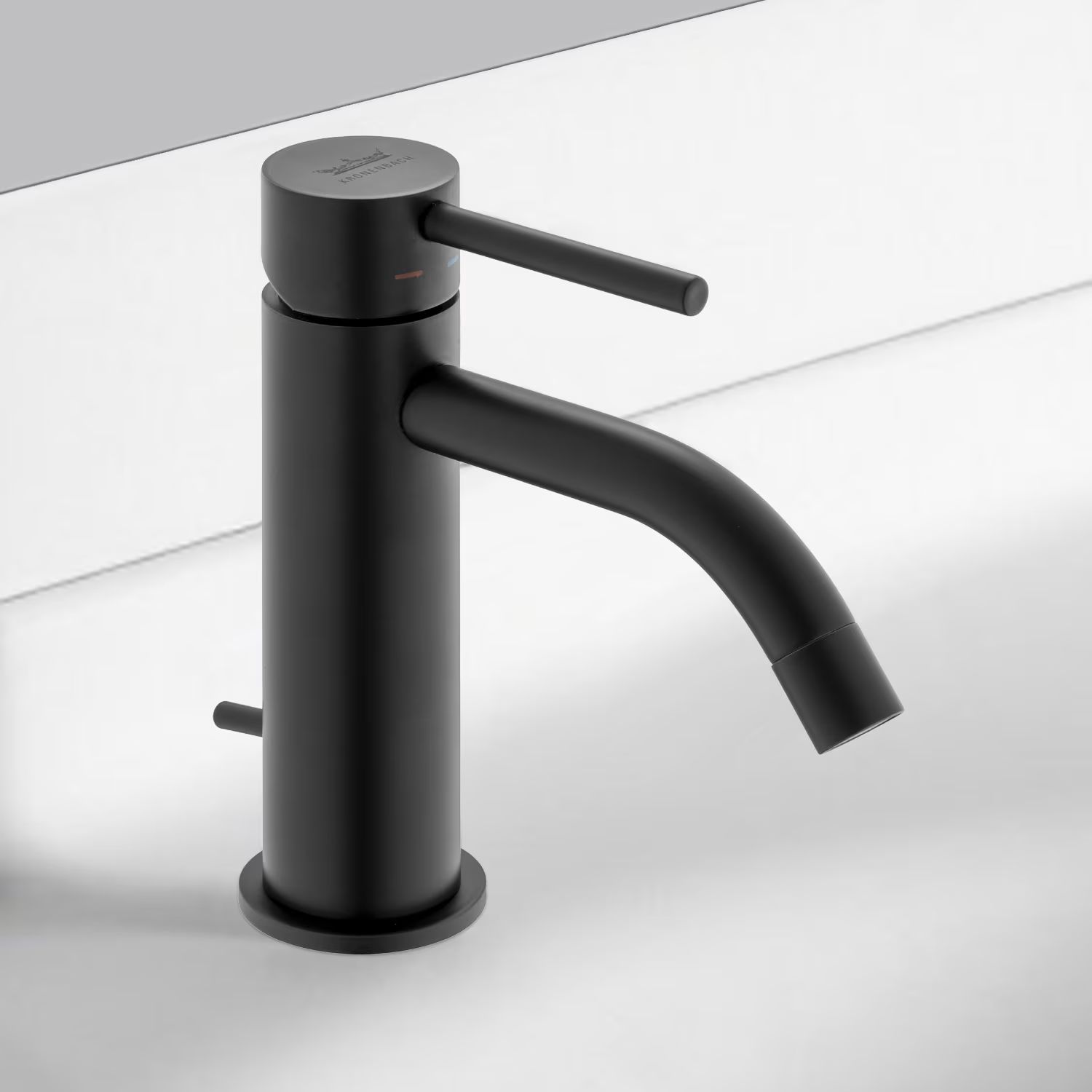 Darmowa Dostawa - Bateria umywalkowa stojąca czarna Kronenbach Lima 2.0 Black 1001000SMKB