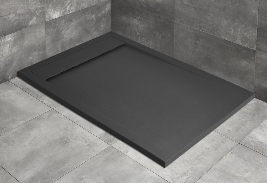Darmowa Dostawa - Brodzik prostokątny 100x90 cm antracyt Radaway Teos F HTF1009064