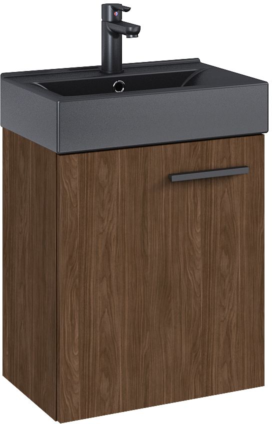 Darmowa Dostawa - Umywalka z szafką 45 cm orzech Elita Tiny RE020450157060