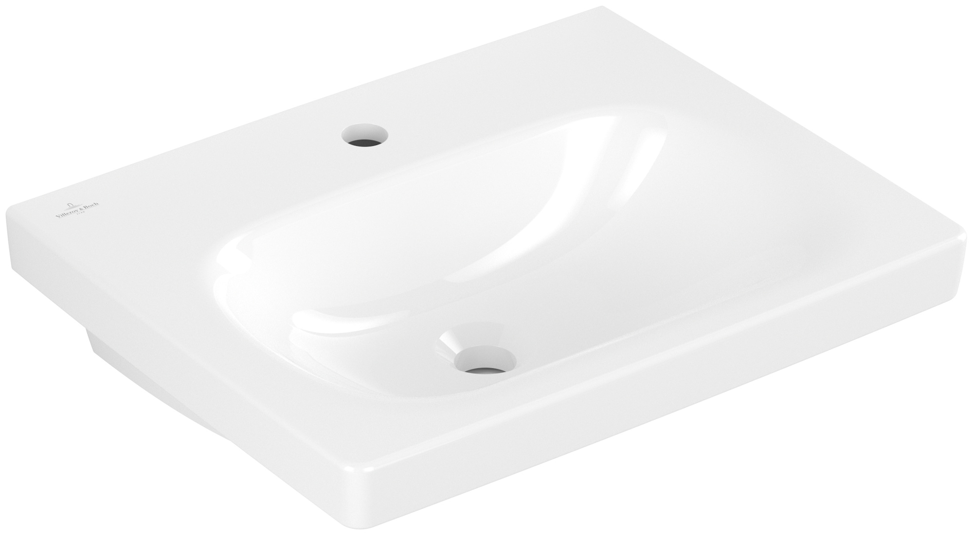 Darmowa Dostawa - Umywalka 55x44.5 cm prostokątna meblowa biała Villeroy & Boch Skyla 5A515601