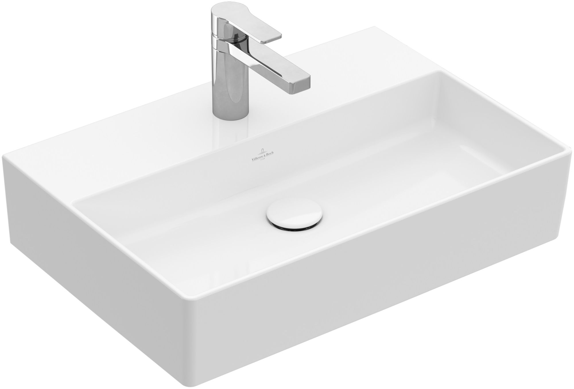 Darmowa Dostawa - Umywalka 60x42 cm prostokątna ścienna-meblowa biała Villeroy & Boch Memento 2.0 4A226L01