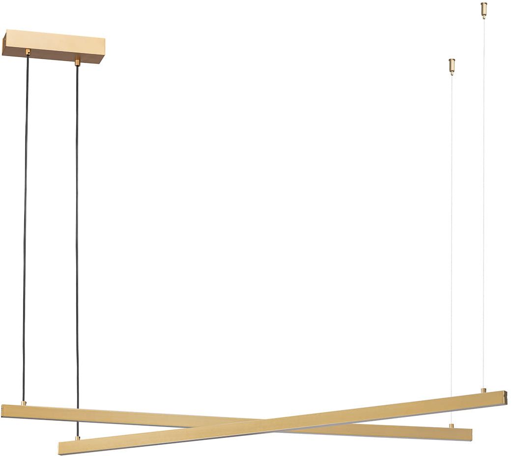Darmowa Dostawa - Lampa wisząca 2x74 W złota Argon Miami 8839