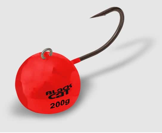 Black Cat Główka Jigowa Fire Ball Czerwona 120g
