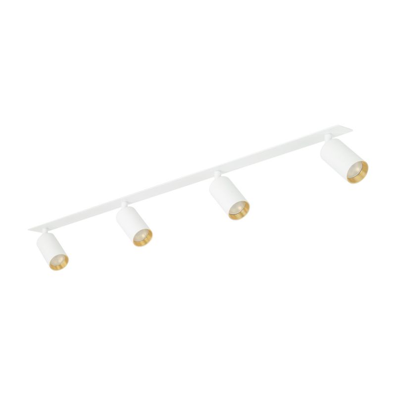 Spot TK-Lighting Amis białą listwa regulowana 4Xgu10 Podtynkowy kolorowe wymienne końcówki - 1szt.