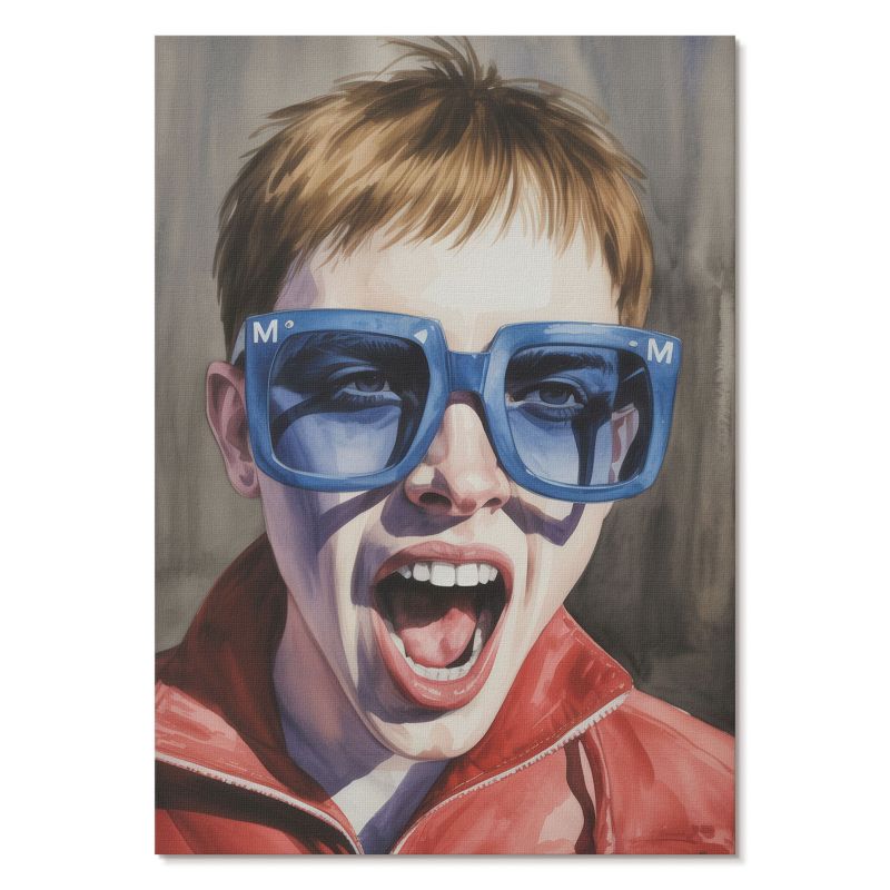 Obraz Plakat Canvas Tulup 42x59,4 cm (A2) Wyraz twarzy Do salonu, biura, 1 szt.