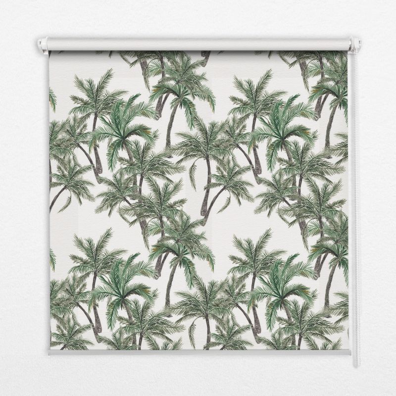 Roleta Do Okien Tulup 90x180 cm Palmy Montaż do ściany/sufitu 1 szt.