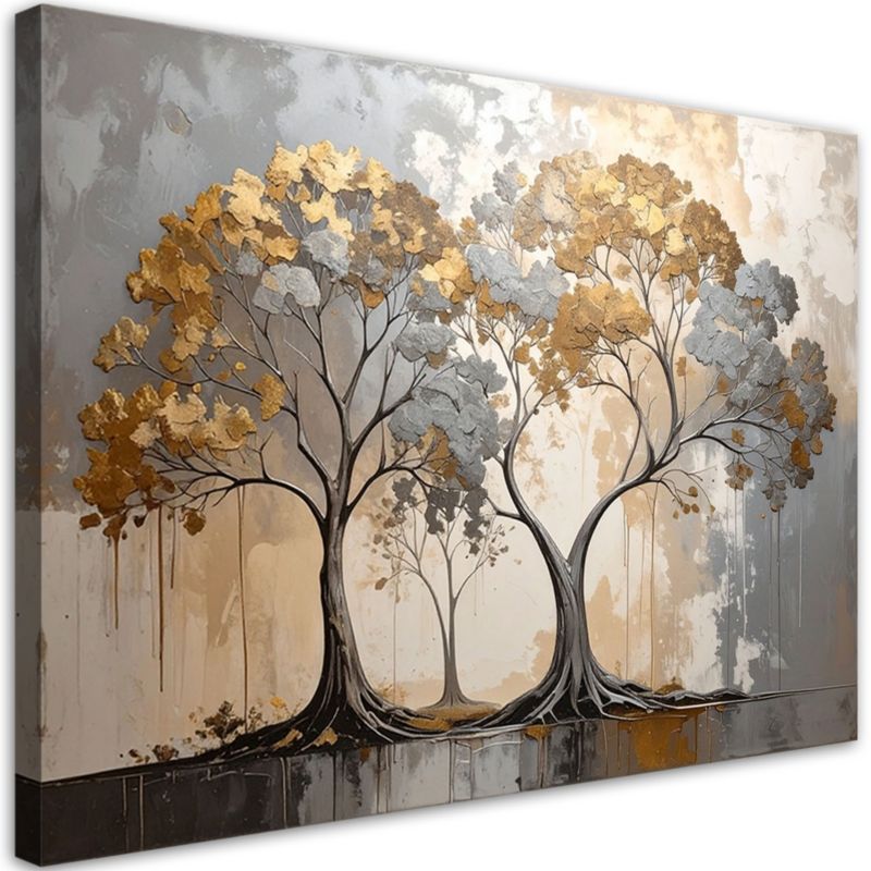 Obraz do salonu sypialni kuchni biura loftu Feeby Drzewa grunge widok 30x20cm 1szt