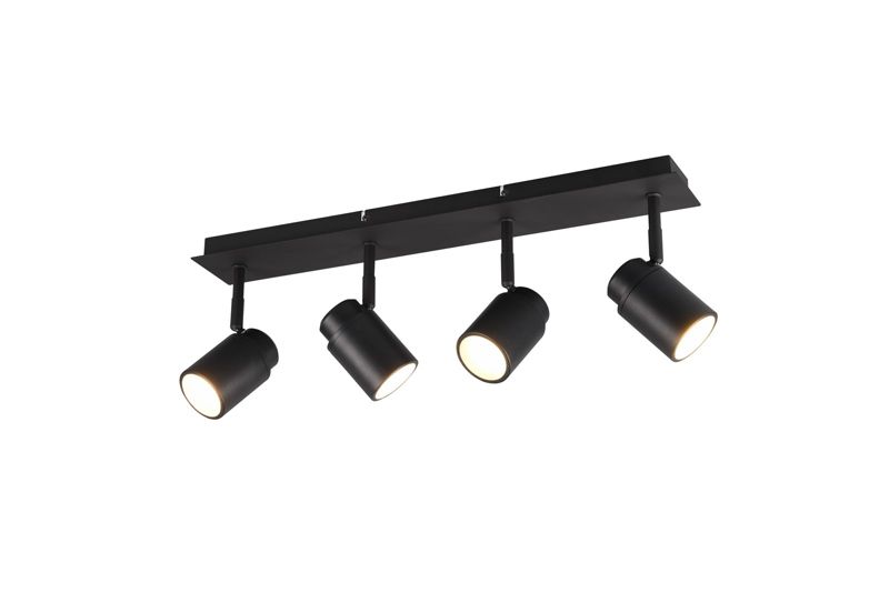 Lampa wisząca Trio BRISA czarna 4xGU10x5W IP44 wym:9,5x52x19,5cm - 1 szt.