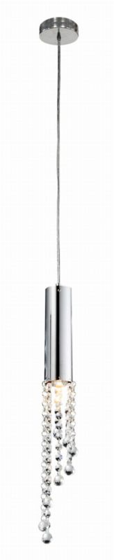 Lampa sufitowa Candellux Duero chromowana-przezroczysty wym: 100 x 8 x 8 cm 1xGU10 x 3W 1 szt.