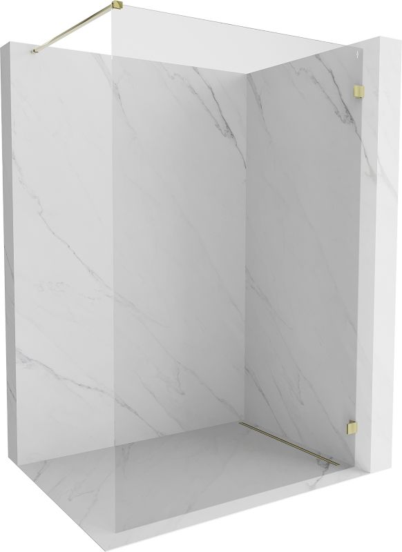 Ścianka prysznicowa Mexen Lunar transparent złota 130 x 200 cm 830-130-000-50-00-P 1 szt.