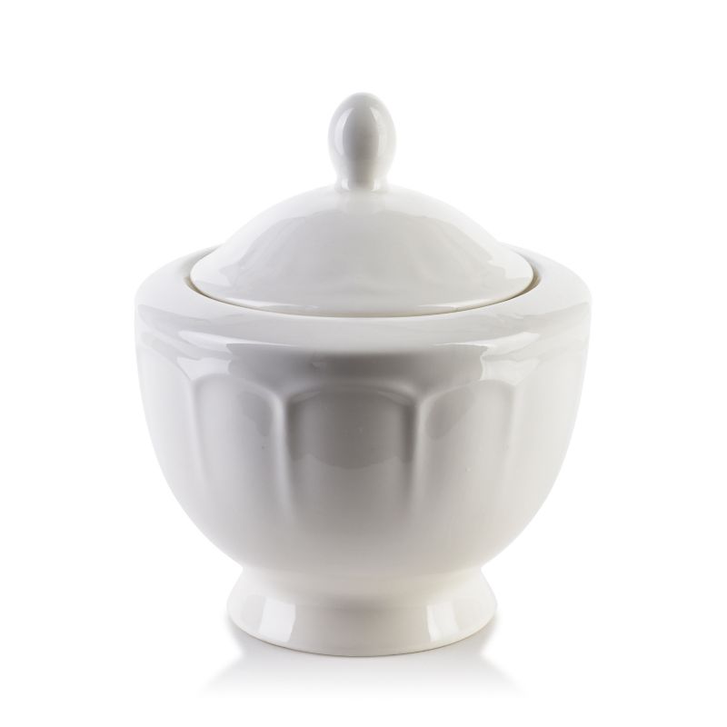 Cukiernica porcelanowa Mondex Hella 10x10x12 cm biała 1 szt.