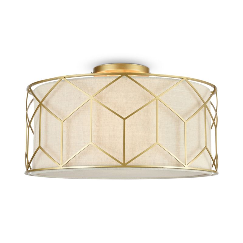 Lampa sufitowa Maytoni Messina mosiężno-złota wym: 23,9 x 43 x 43 cm 3xE27 x 60W 1 szt.