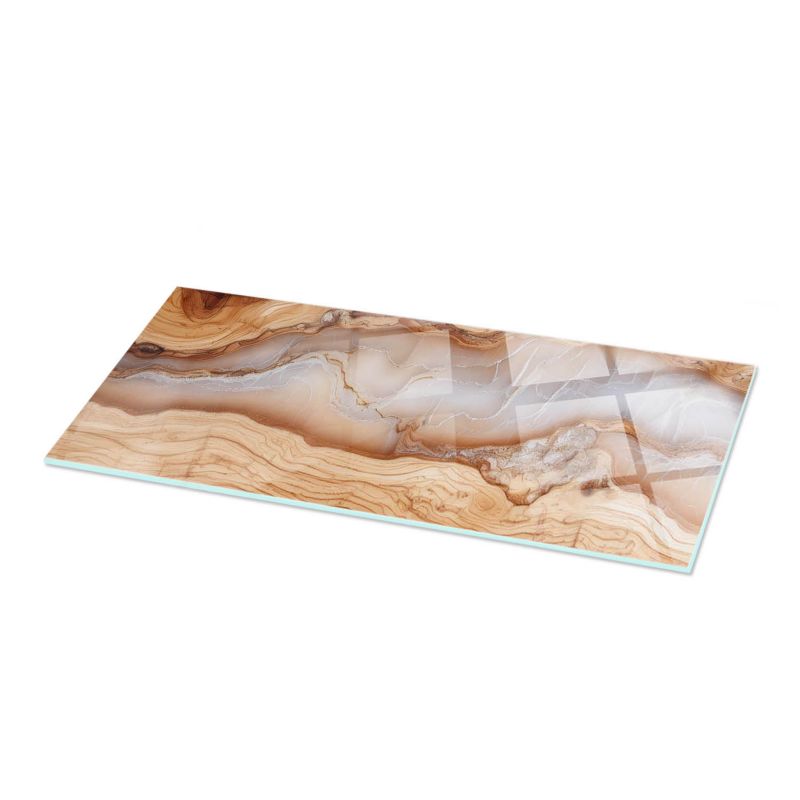 Blat ArtPrintCave 125x50 cm Naturalne drewno z żywicą Na Taras Stolik 1 szt.