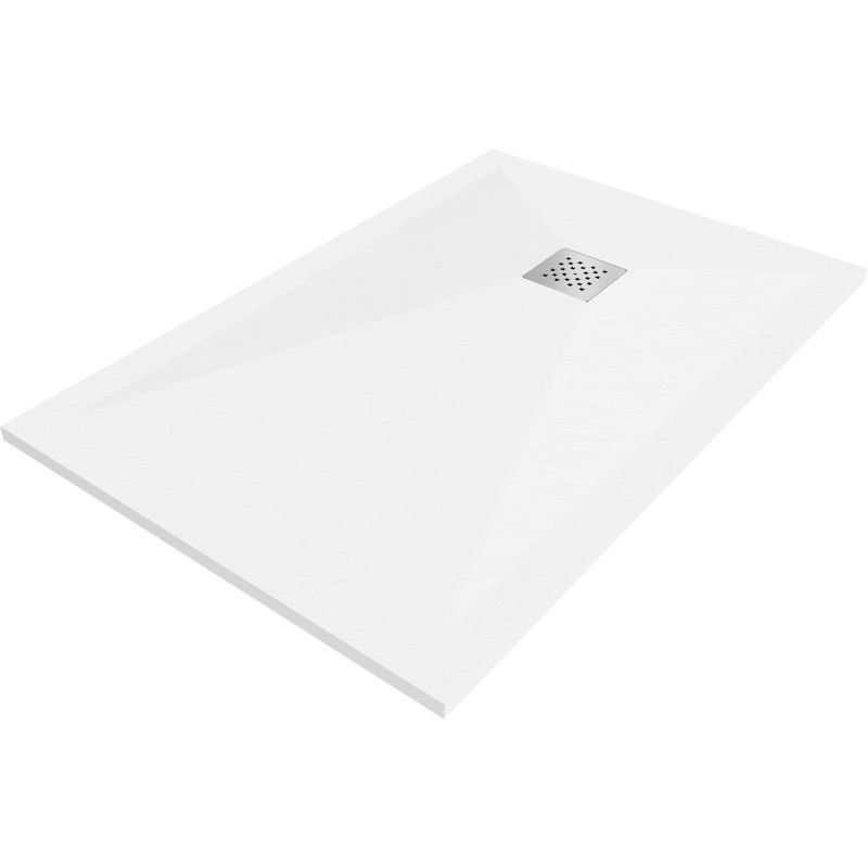 Brodzik prostokątny Mexen Stone+ biały 90x70 1 szt.