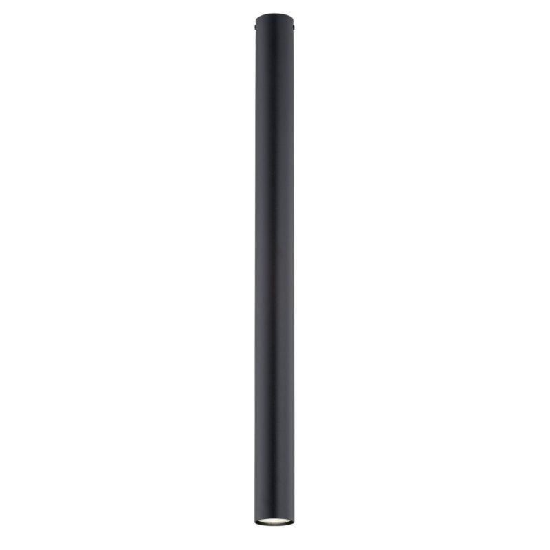 Spot sufitowy Emibig Tecno czarny 1 x GU10 x 8W IP20 wym: 80 x 6 x 6 cm - 1 szt.
