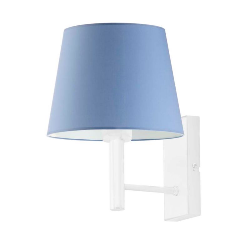 Kinkiet Volta Light Factory Grand Biały/niebieski Abażur 1xE27 1szt.