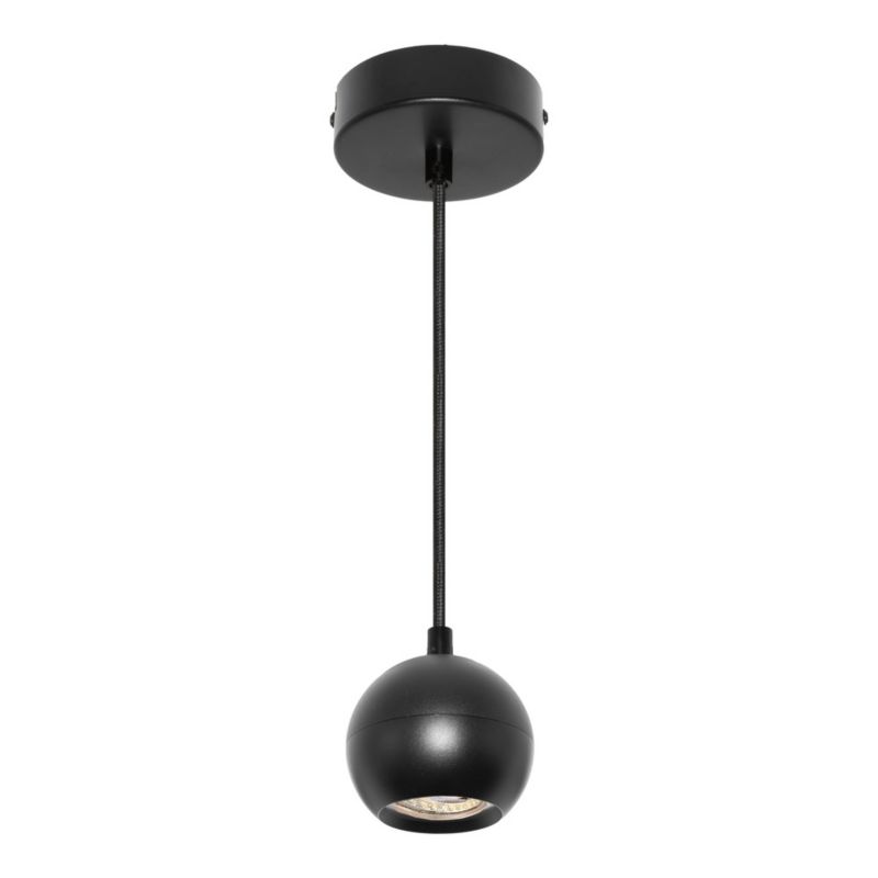 Lampa Wisząca Osram Sufitowa Zwis Reflektor GU10 Czarna SPHERAL 1 szt.
