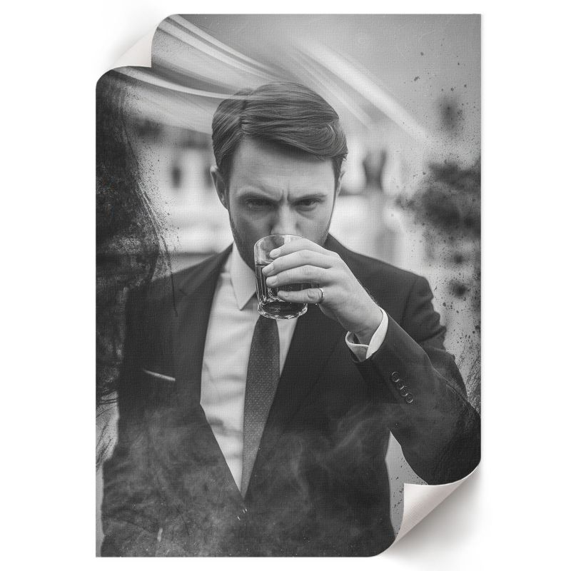 Plakat Dekoracyjny ArtPrintCave 21x29,7 cm Tajemniczy gentelman Felix "Trace" Brand 1 szt.