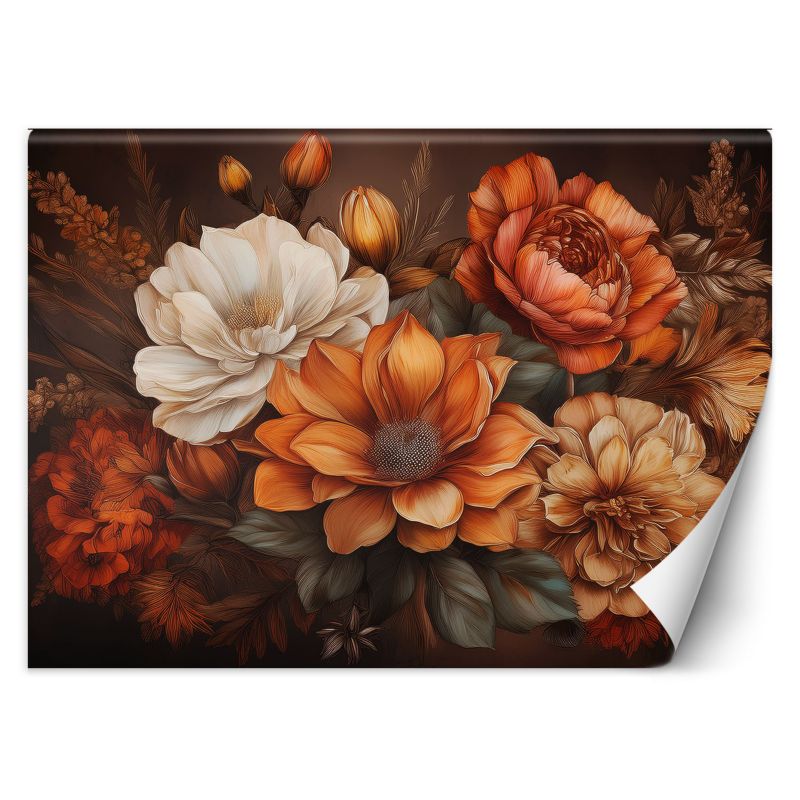 Fototapeta Feeby Natura Liście Kwiaty Botaniczne 400x280 1 szt