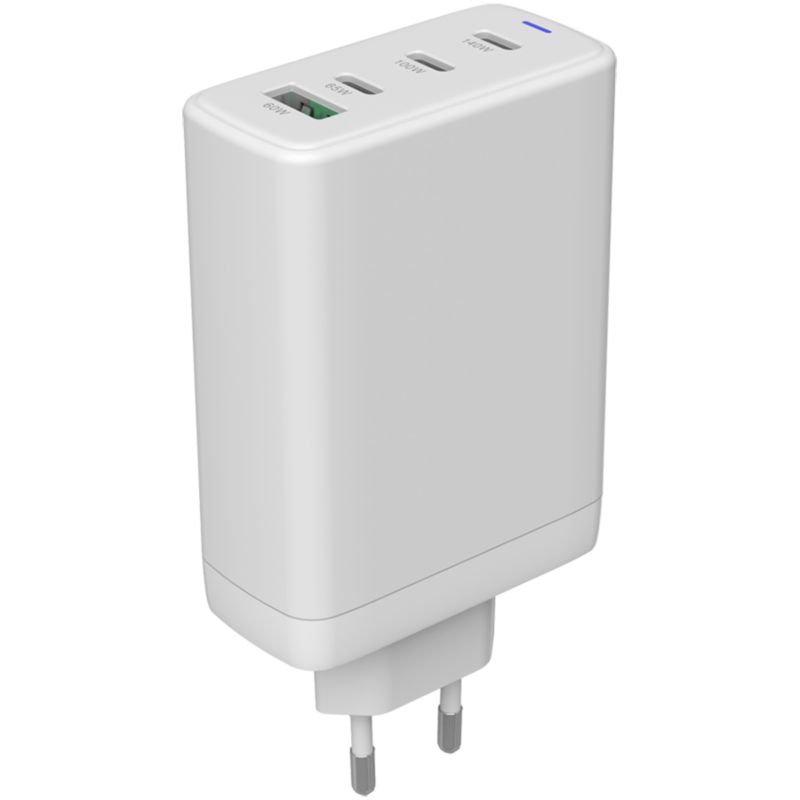 Ładowarka sieciowa Canyon CU140ACC GaN 150W 3PD QC biała, 1 szt.