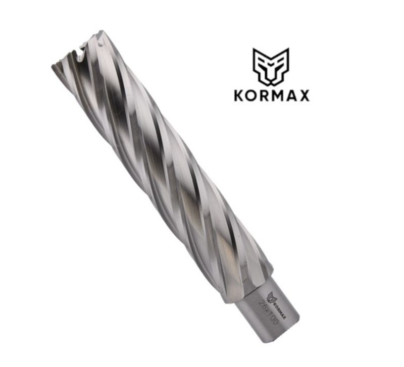 Frez trepanacyjny M2AL Kormax 26x100mm z uchwytem Weldon (DNHX-80260) - 1 szt.