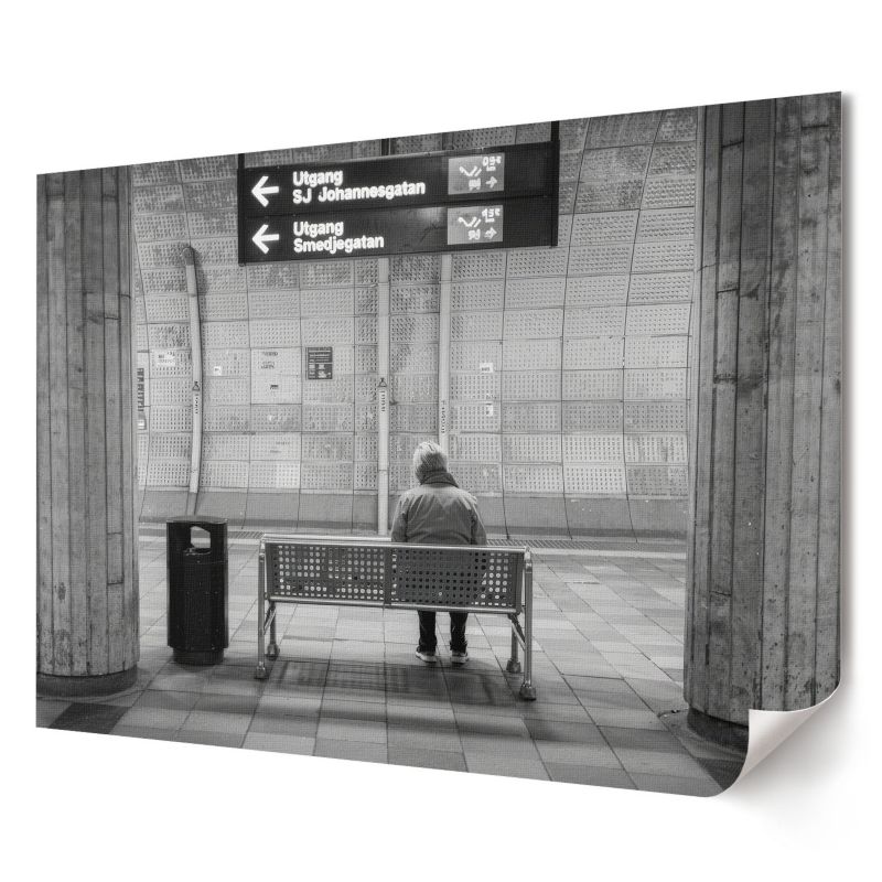 Plakat canvas Wallfluent Format A4 Stacja metra Artysta Leona 1 szt.