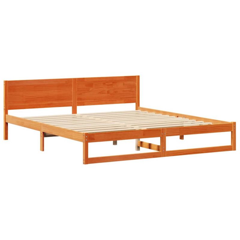 Rama łóżka WaszeMeble 180x200 cm Woskowy brąz sosna WM-873264 1 szt.