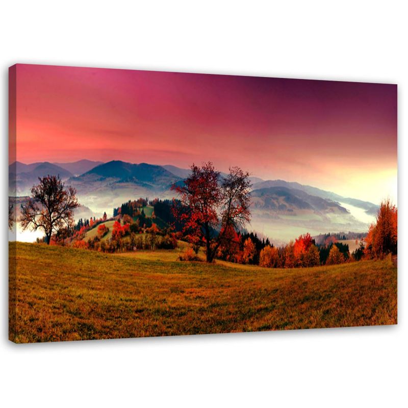 Obraz Feeby Wzgórza pejzaż natura 45x30cm 1szt