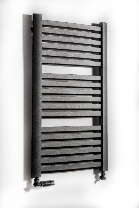 Grzejnik łazienkowy LUXRAD Wento 94,5x48 cm ZD grafitowy 390W 1 szt