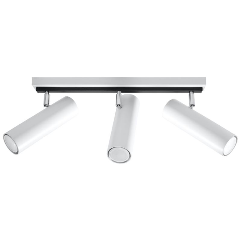 Reflektor sufitowy Pure Lume KURSO biały chromowany 3xGU10x40W IP20 wym:20x45x45cm - 1 szt.