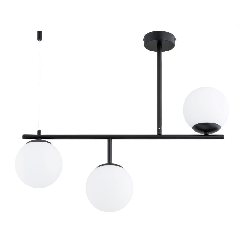 Lampa wisząca Alfa LUNA czarno-biała 3xE14x10W wym:62x15x72cm IP20 -1 szt.