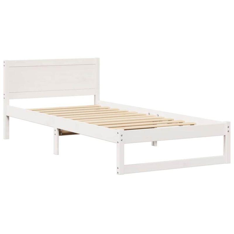 Rama łóżka WaszeMeble 90x190 cm Biały sosna WM-873296 1 szt.