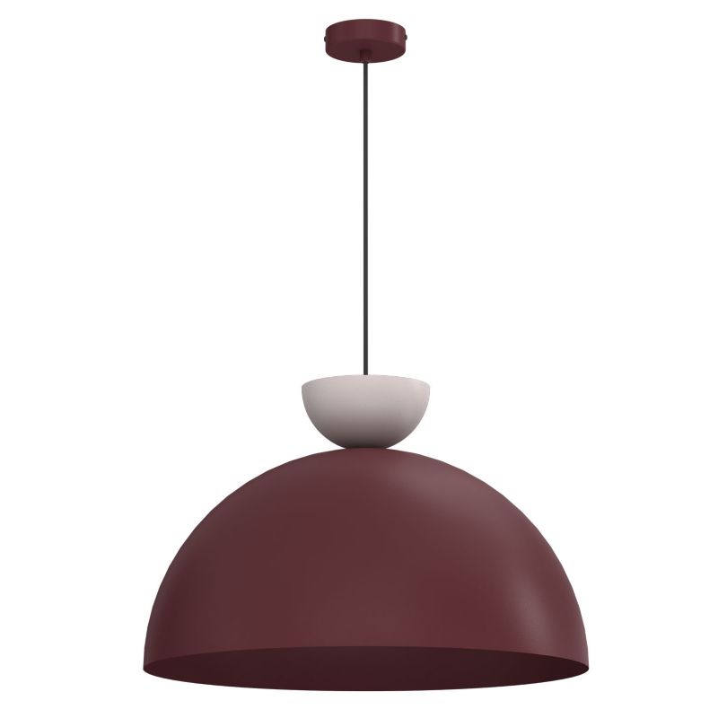 Lampa wisząca Luminex Nevis czerwona 1xE27x15W IP20 wym:130x50x50cm - 1 szt.