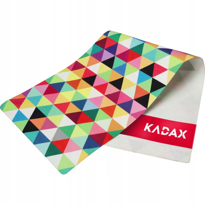 Bieżnik KADAX Na Stół Obrus Plamoodporny matowy 95x33 cm 23 Trójkąty Wielokolorowy 1 szt.