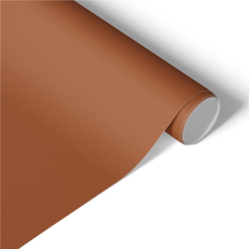 Samoprzylepna Okleina Meblowa Tulup 50x100 cm Ciemny pomarańczowy Ekspresowa Metamorfoza Frontów i Szaf 1 rol.