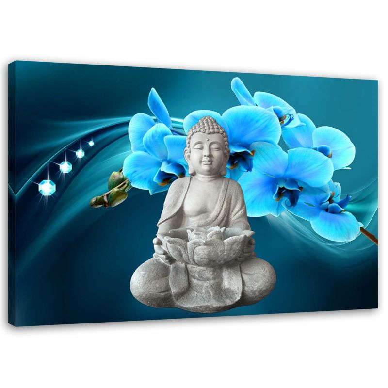 Obraz Feeby Budda diamenty orchidea 100x70cm 1szt