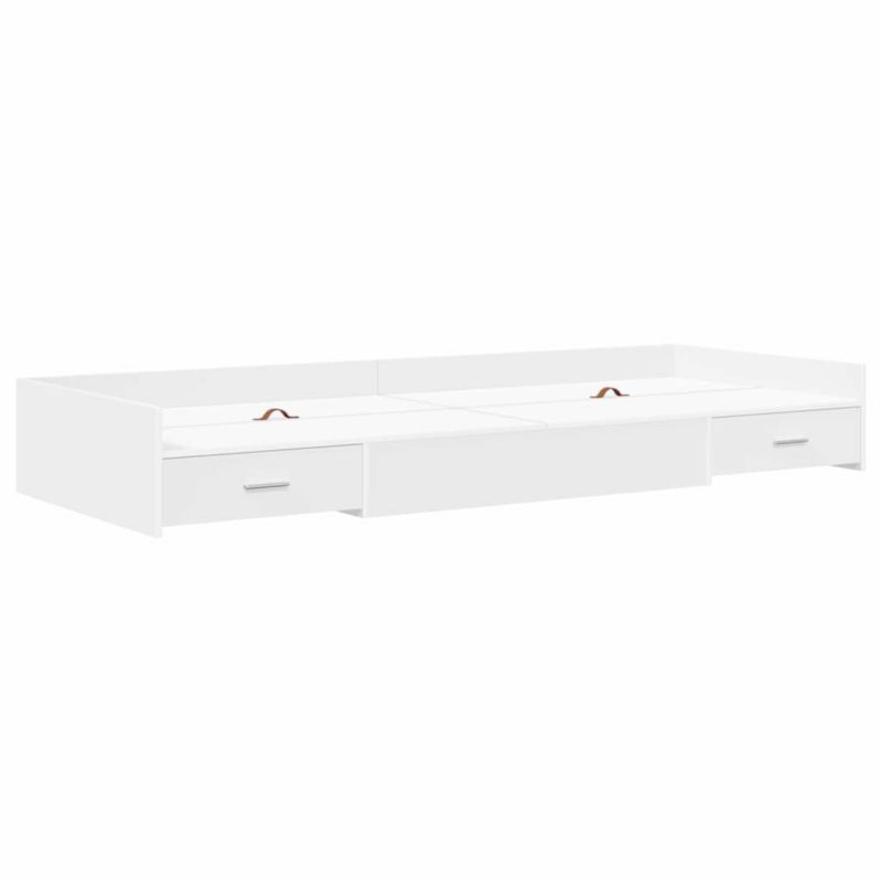 Rama łóżka WaszeMeble 100x200 cm Biały drewno WM-3335221 1 szt.