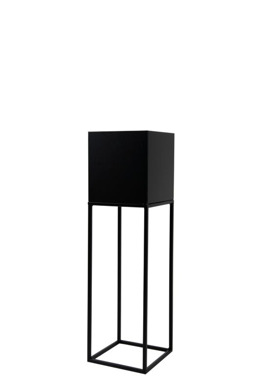 Osłonka doniczki Lorinet M 19 x 19 x 67 cm czarna