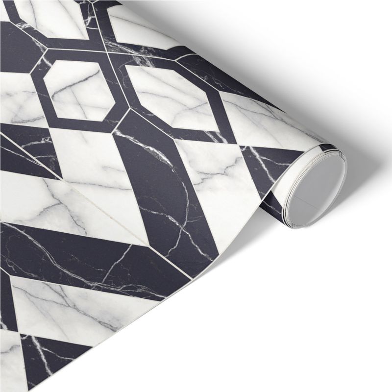 Okleina na Meble Tulup 75x150 cm Geometryczna elegancja Okleina Na Biurko I Regał 1 rol.