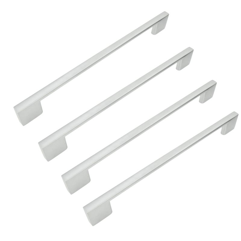 Uchwyt meblowy B&B srebrny 224 mm metalowy 4 szt